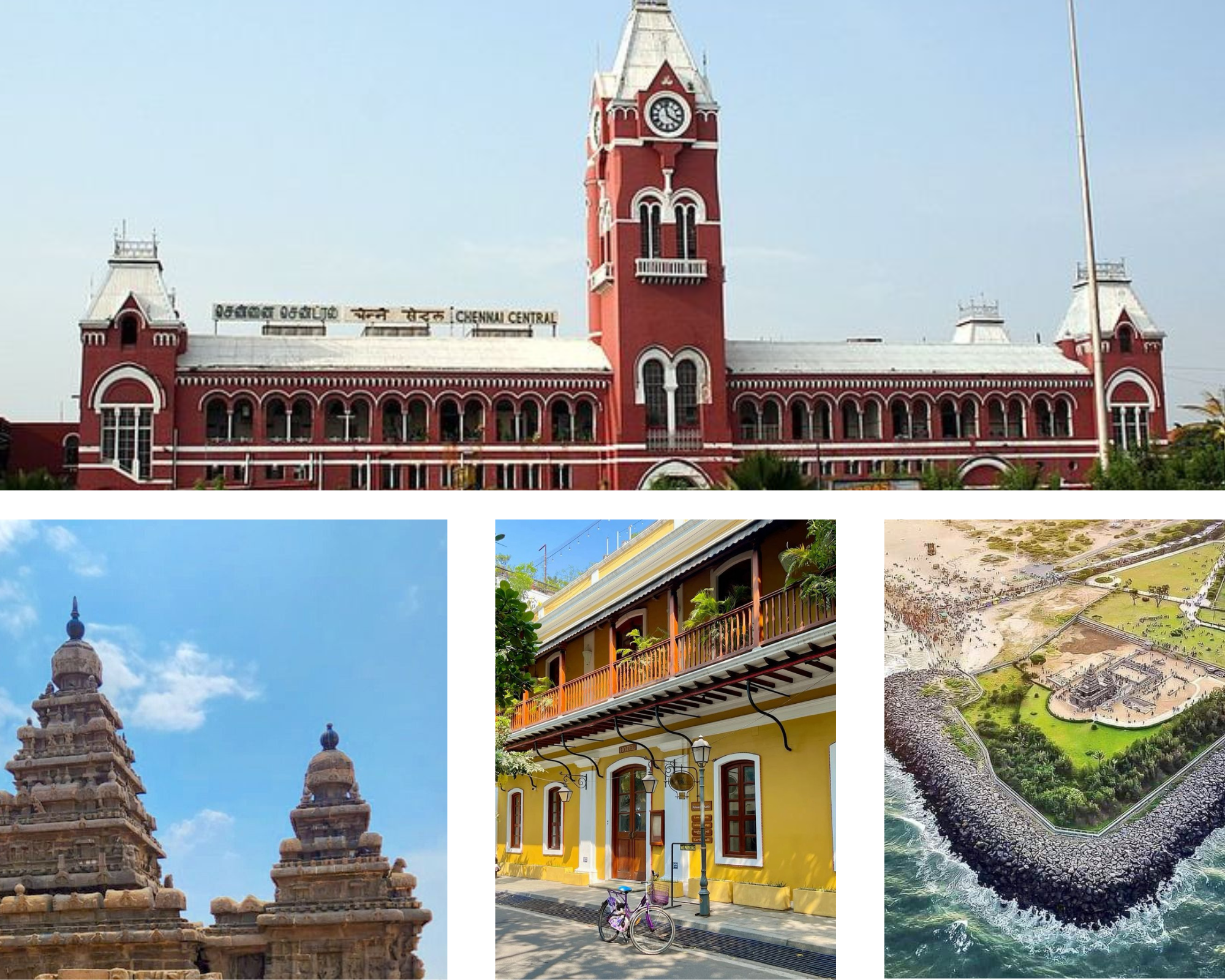 Chennai – Mahabalipuram – Pondicherry Tour Package